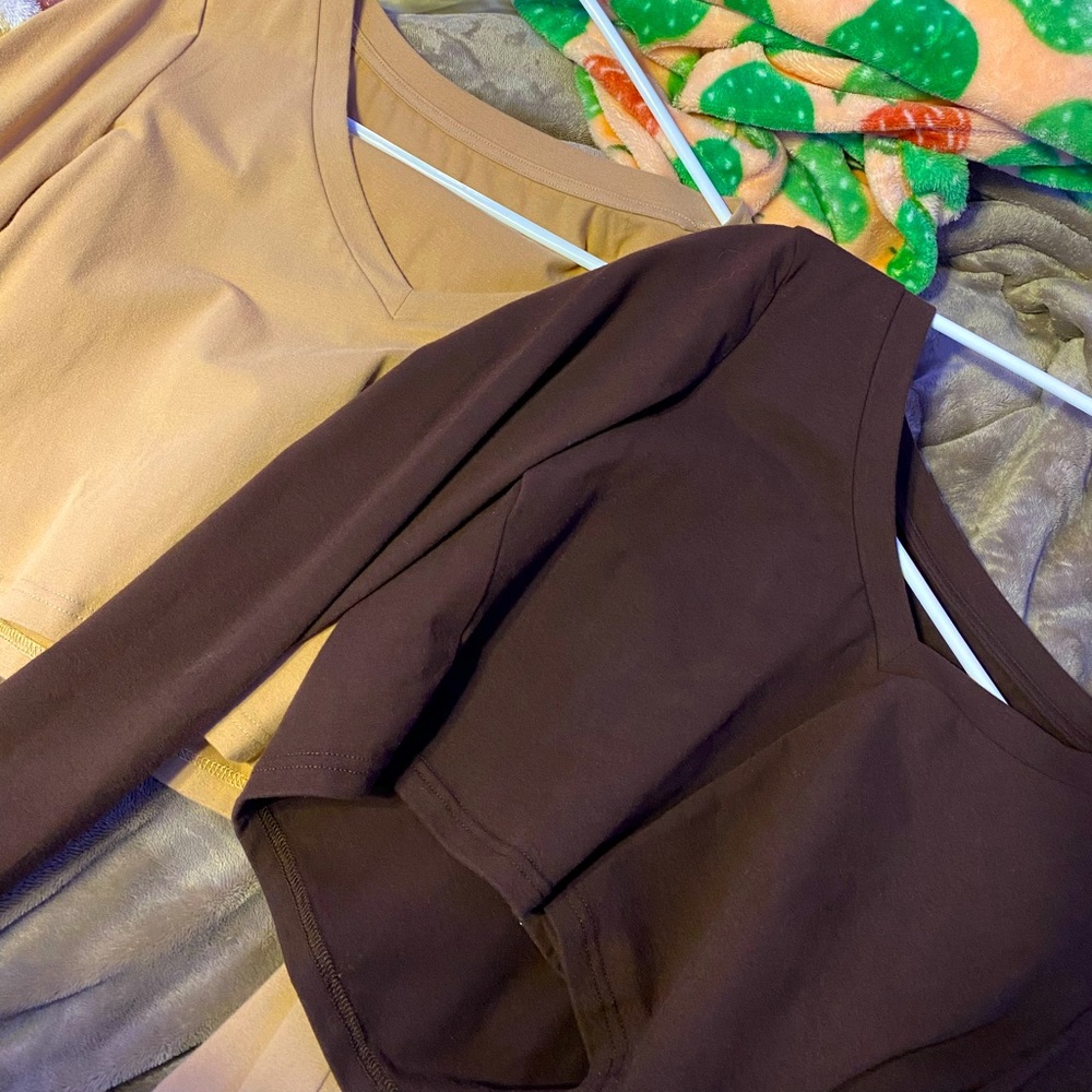 Shein V-Neck Crop Tops